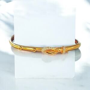 Alexis Bittar Necklace Choker Buckle Swarovski Pave Crystal Quiet Luxury NWOT